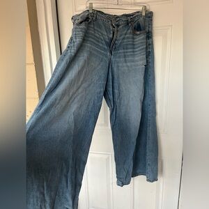American Eagle Outfitters Blue Women Jeans flare size short 16.